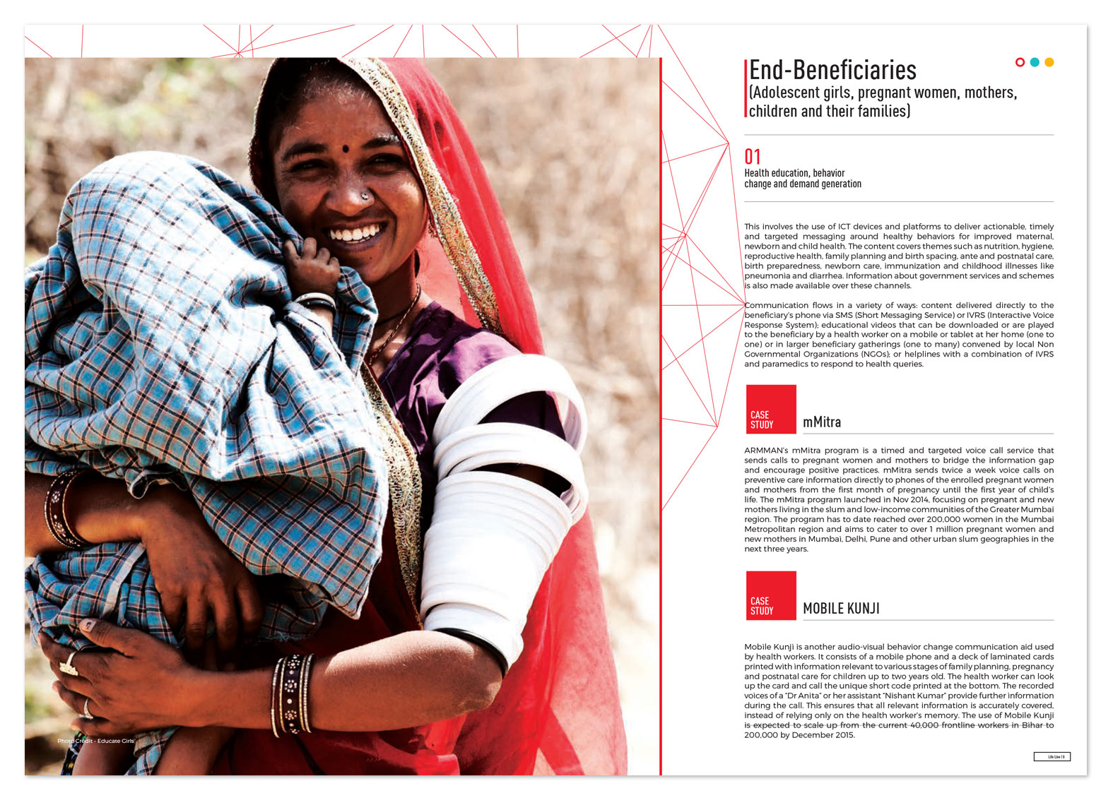 Life Line Report Design, Dasra India. Adolescents Girls India,