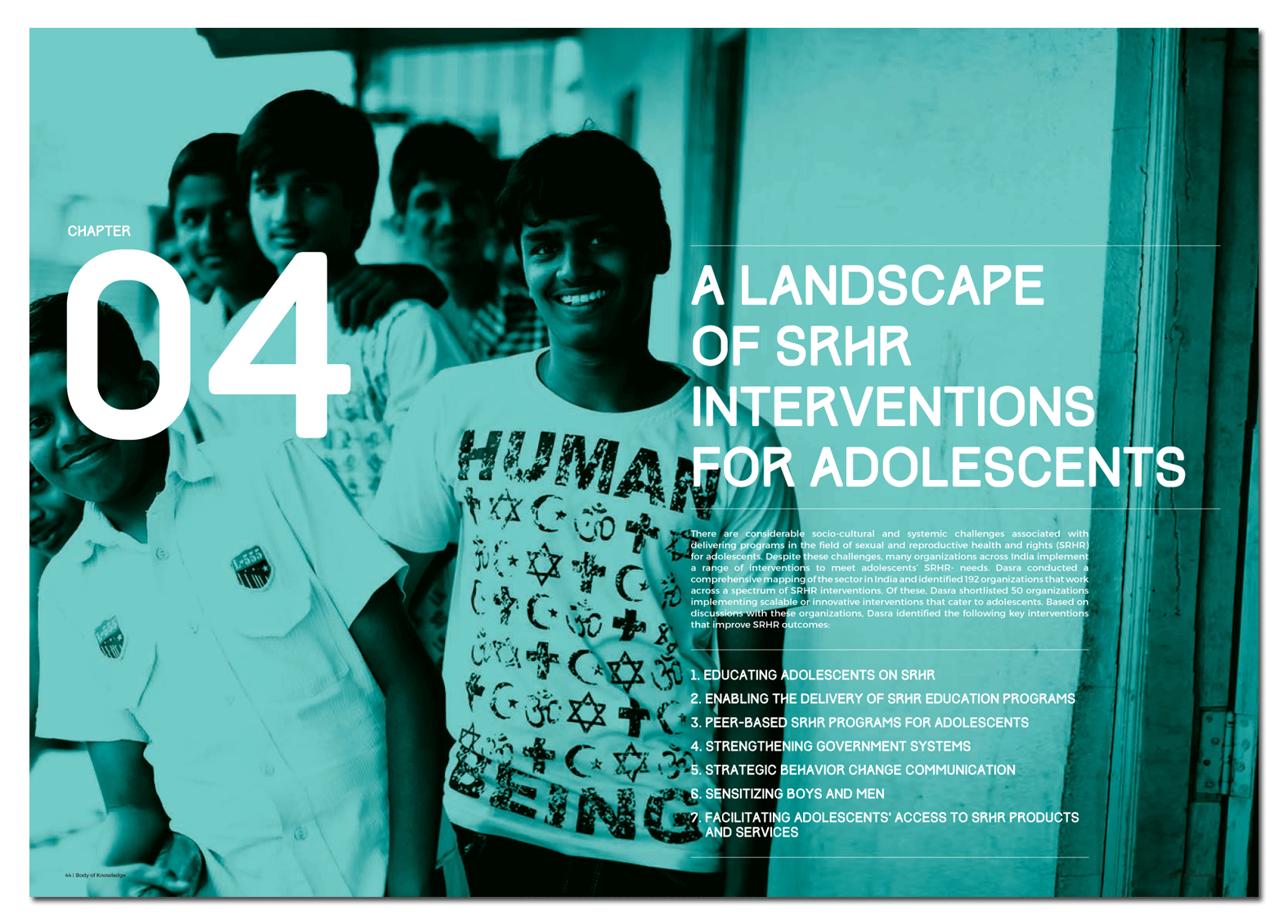 Report Design, Dasra India. Adolescents Girls India