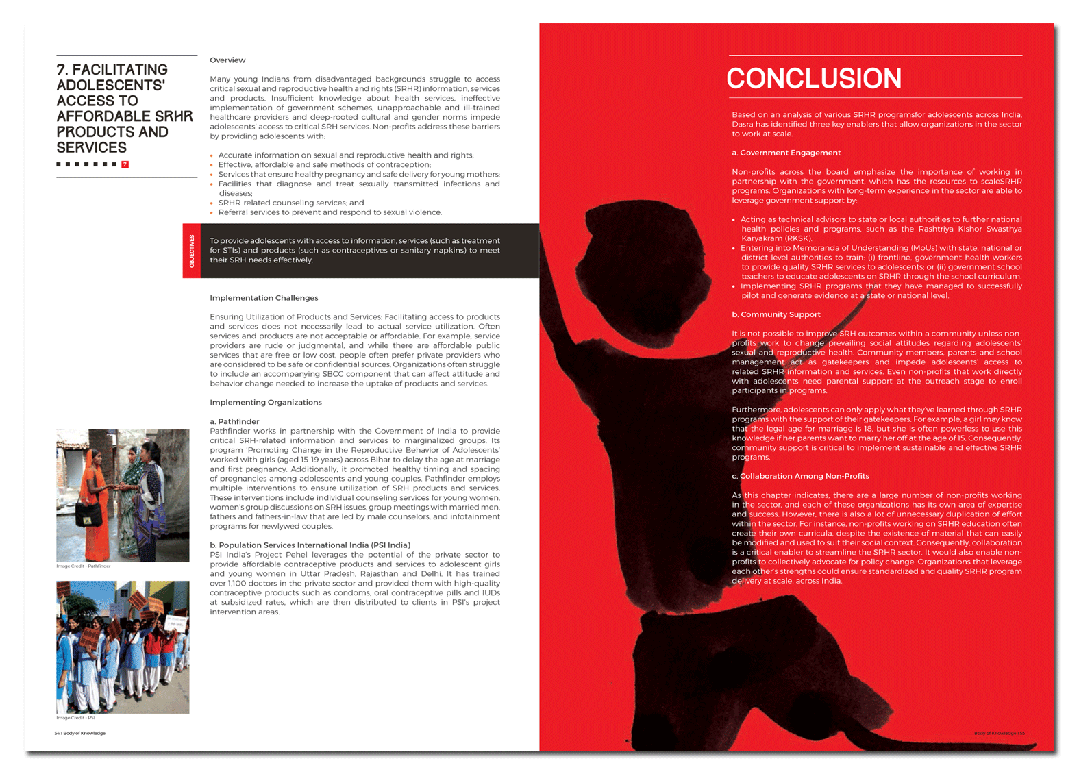 Report Design, Dasra India. Adolescents Girls India