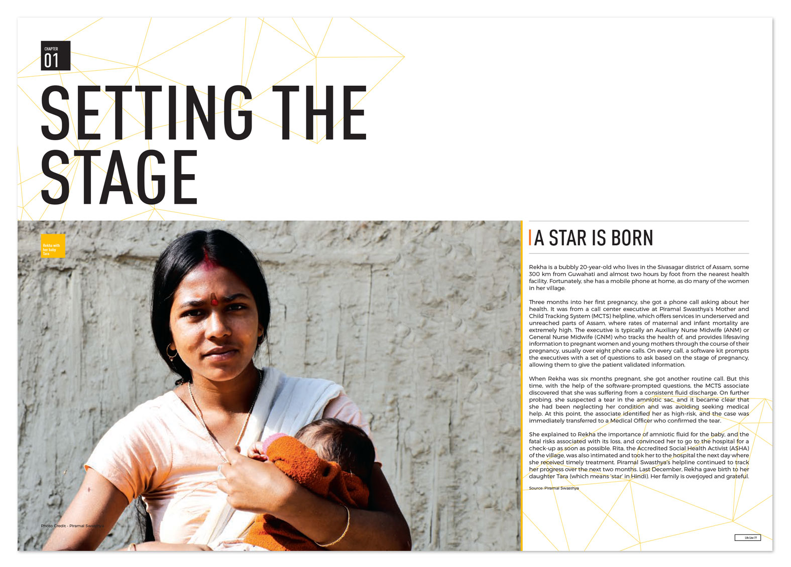 Life Line Report Design, Dasra India. Adolescents Girls India,