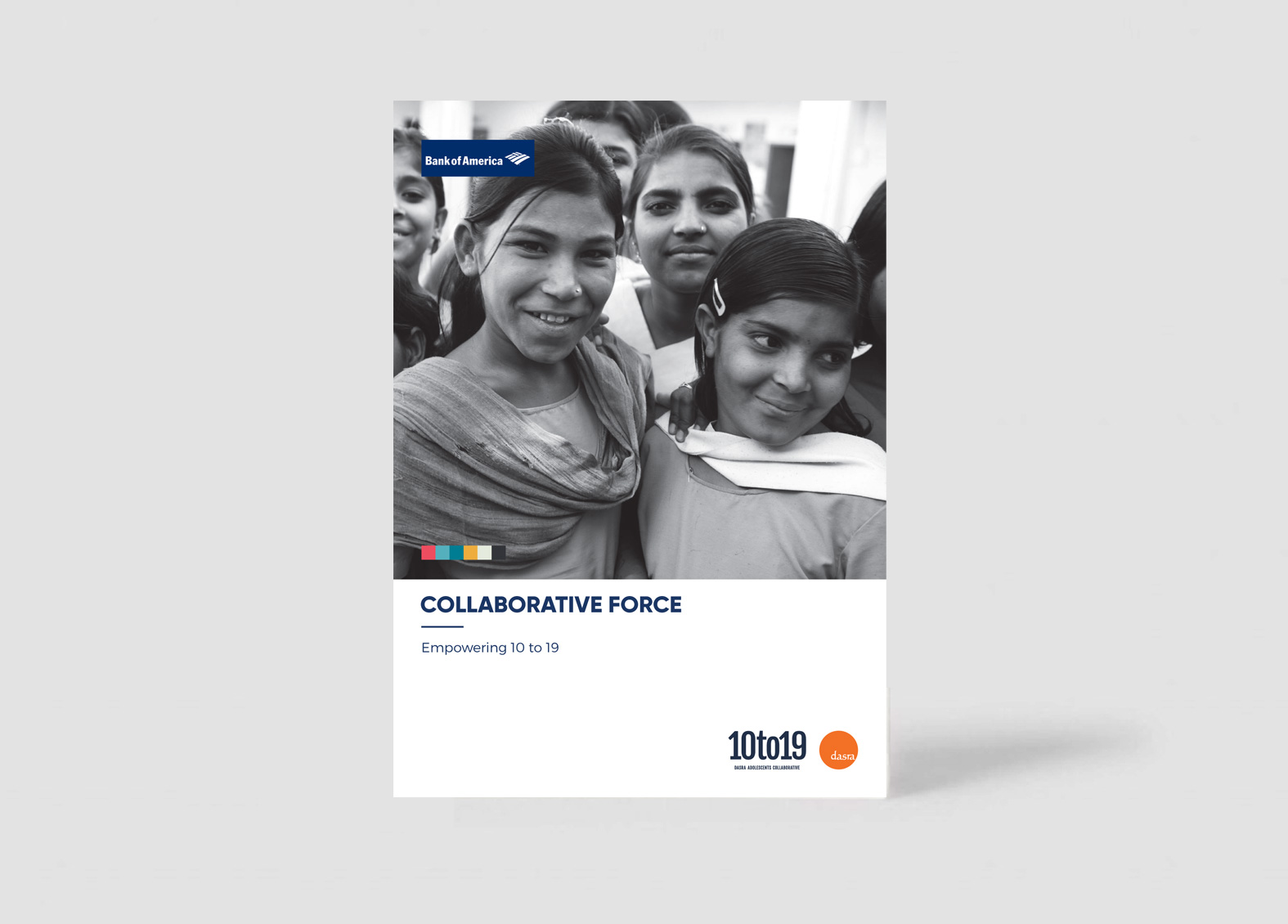 Collaborative Force Report Design, Dasra India. Adolescents Girls India