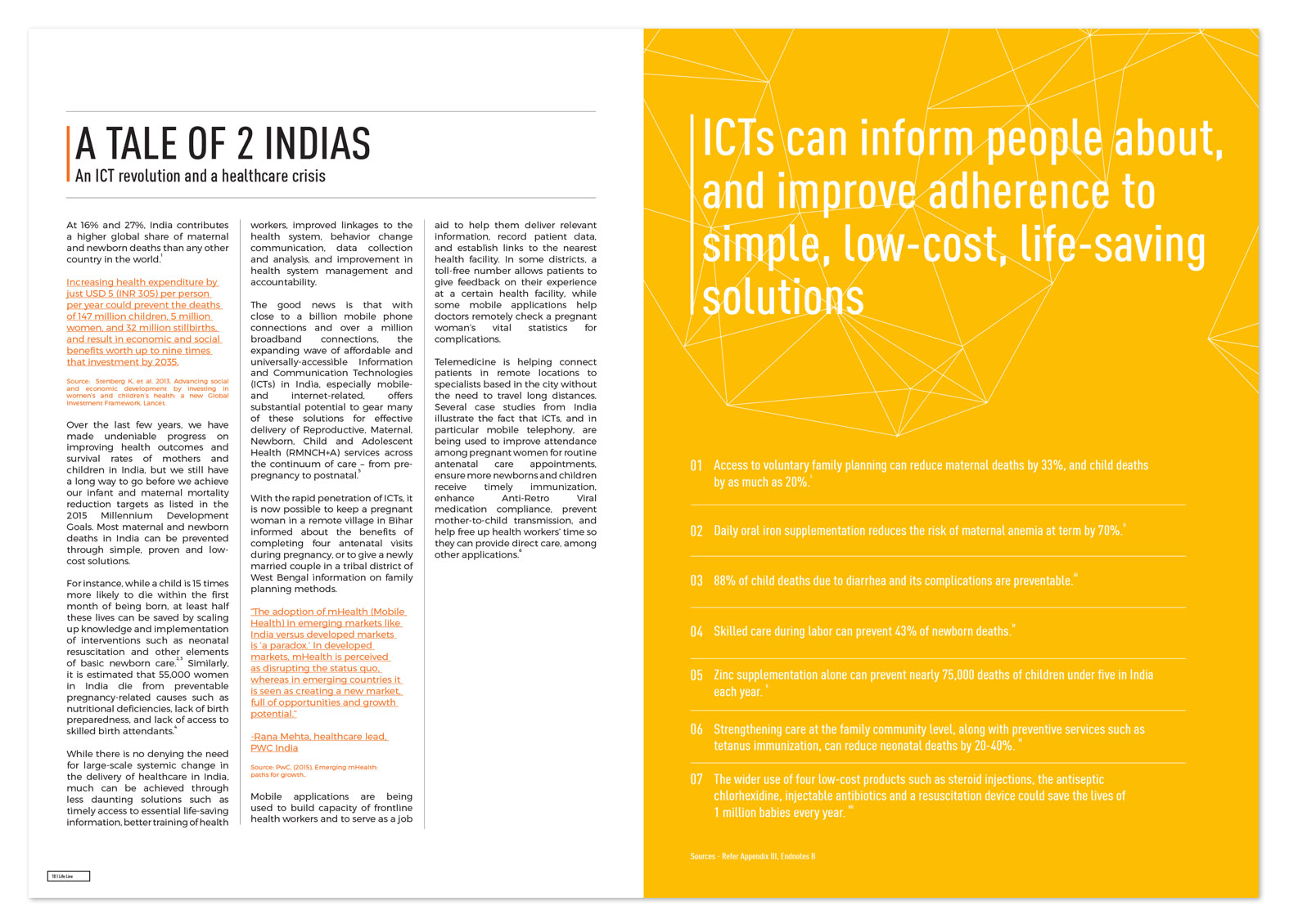 Life Line Report Design, Dasra India. Adolescents Girls India,
