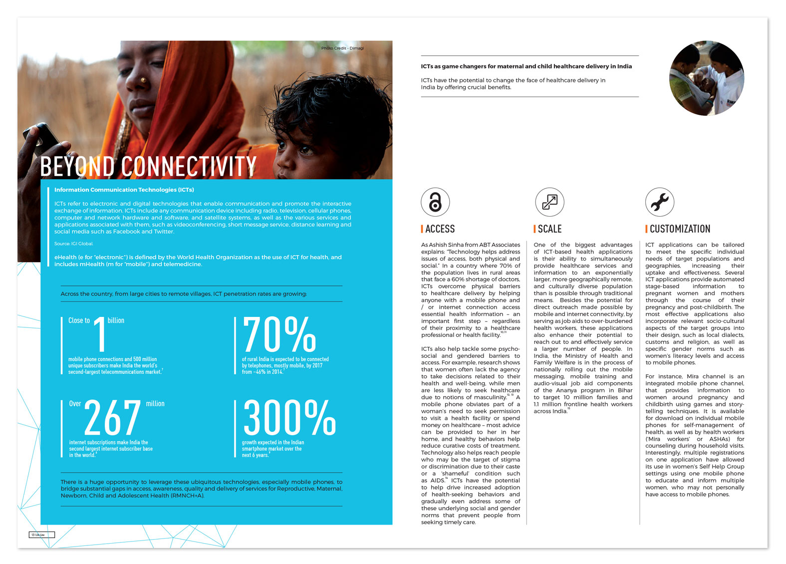 Life Line Report Design, Dasra India. Adolescents Girls India,