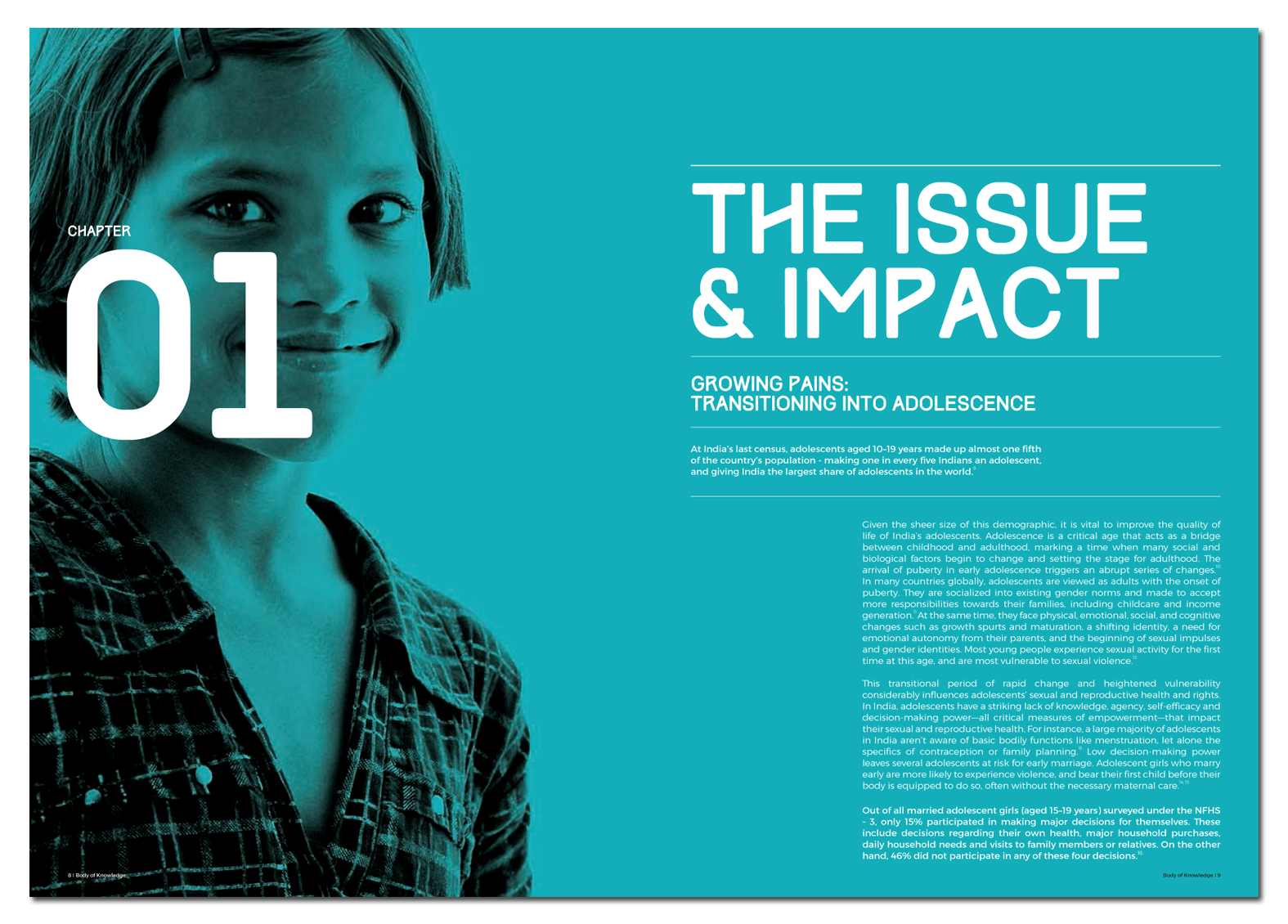 Report Design, Dasra India. Adolescents Girls India